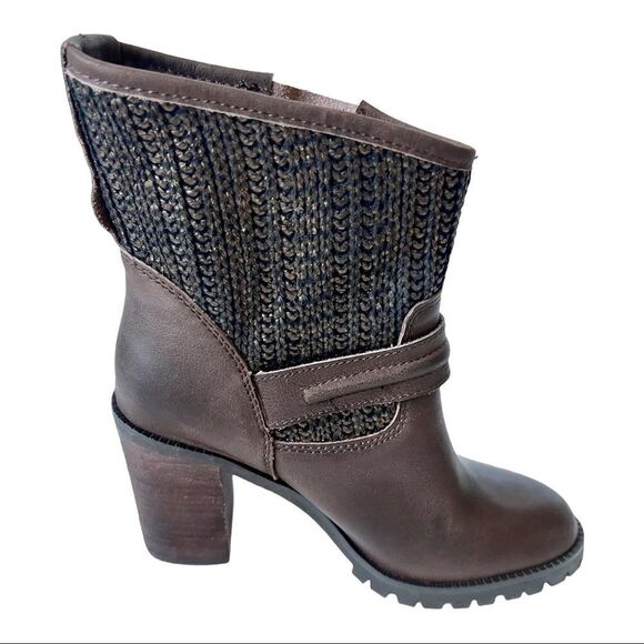 Chinese Laundry Women's Brown Chunky Heel Leafy Boot Size 7 1/2 - Picture 2 of 9
